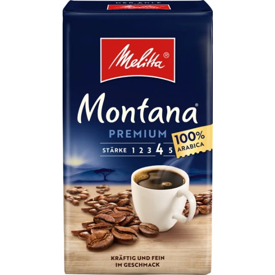 Melitta Kaffee Montana Gemahlen 500G 1 Melitta Kaffee Montana Gemahlen 500G