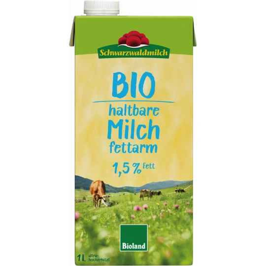 Bioland Haltbare Milch Fettarm 1,5% 1L 1 Bioland Haltbare Milch Fettarm 1,5% 1L