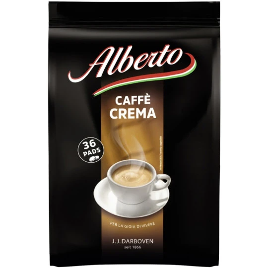 Alberto Caffè Crema Pads 36ST 252G 1 Alberto Caffè Crema Pads 36ST 252G