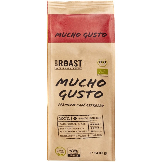 Blank Roast Mucho Gusto Espresso Bohnen 500G 1 Blank Roast Mucho Gusto Espresso Bohnen 500G