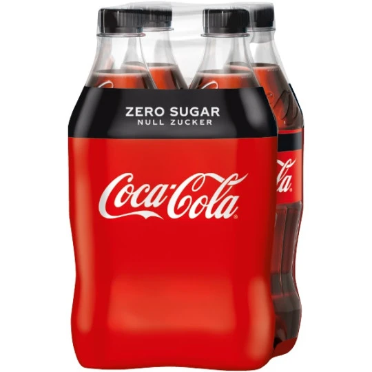 Coca-Cola Zero 4x 0,5L PET 1 Coca-Cola Zero 4x 0,5L PET