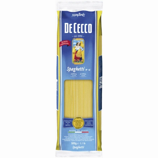 Cecco Spaghetti No 12 500G 1 Cecco Spaghetti No 12 500G