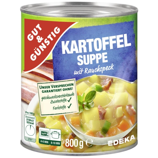 & Günstig Kartoffelsuppe 800G 1 & Günstig Kartoffelsuppe 800G