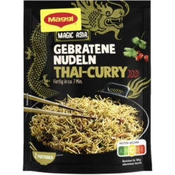 Magic Asia Gebratene Nudeln Thai Curry Scharf 130G