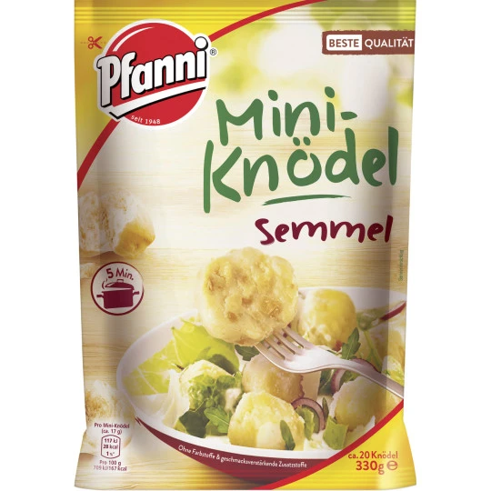 Mini-Knödel Semmel 330G 1 Mini-Knödel Semmel 330G